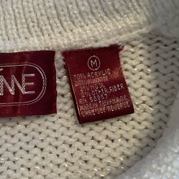 Vintage Ginenne Floral Collared Sweater - Picture 4 of 6